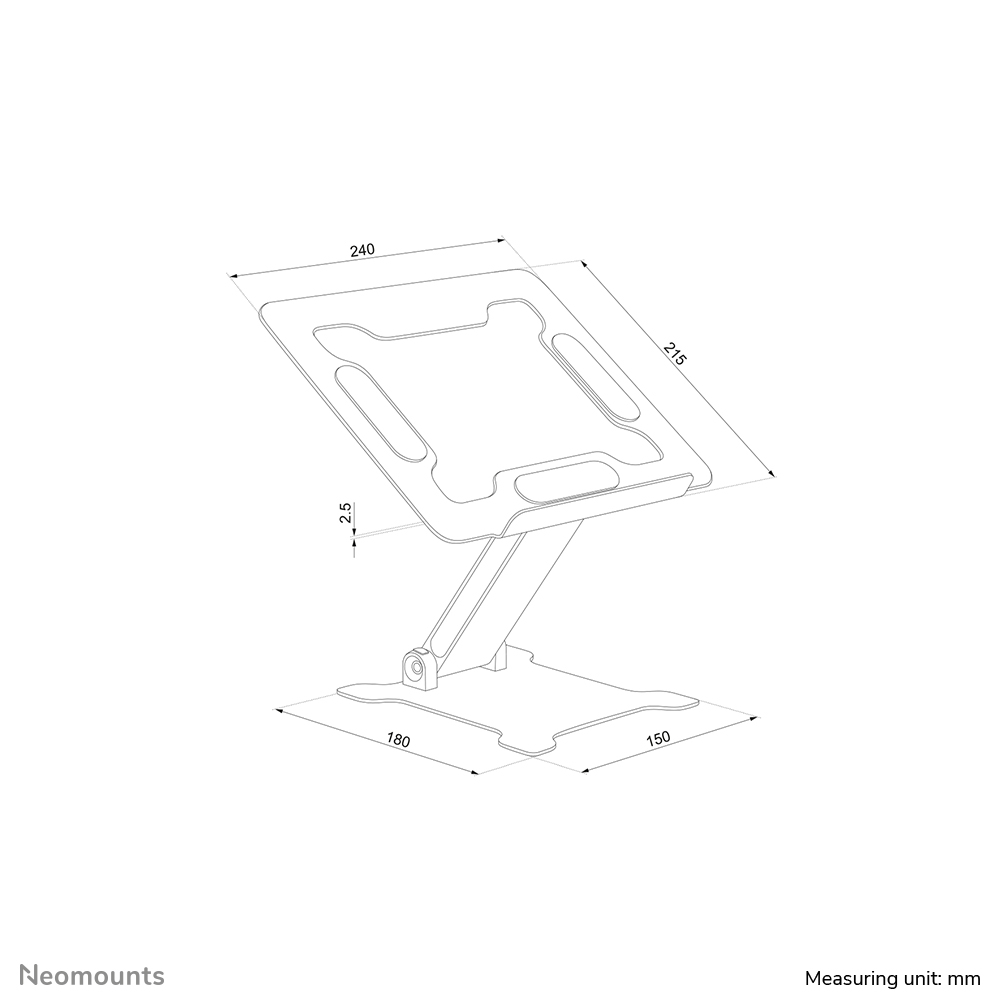 Neomounts opvouwbare laptop stand